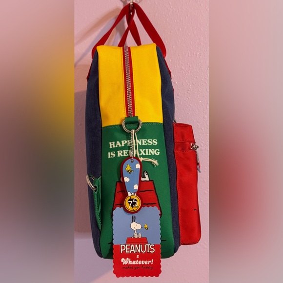 Peanuts Whatever! Makes You Happy Reversible Backpack – NO STRAP – Snoopy - Picture 6 of 12